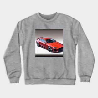 Stylish Sports Car Crewneck Sweatshirt